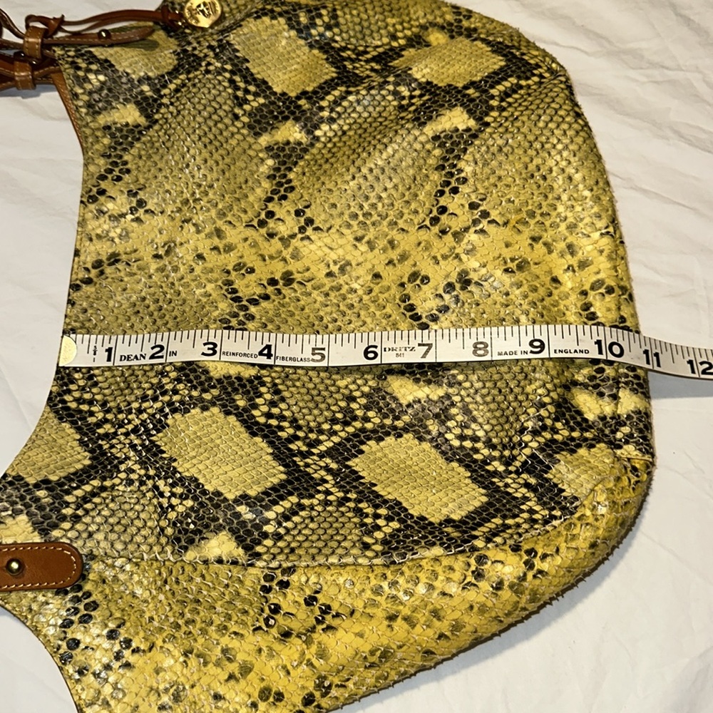 Brahmin Jackie Hobo Python Embossed Shoulder Bag … - image 5